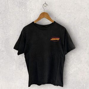 Santa‎ Cruz Skateboarding Men's Graphic T Shirt Black Double Sided Size Medium